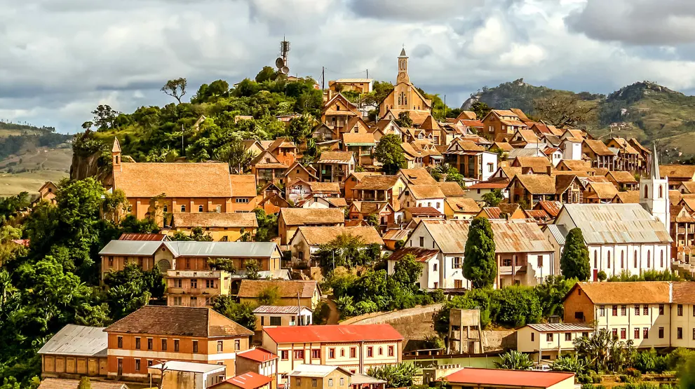 Den charmerende by Fianarantsoa er centrum for Madagaskars vinproduktion.