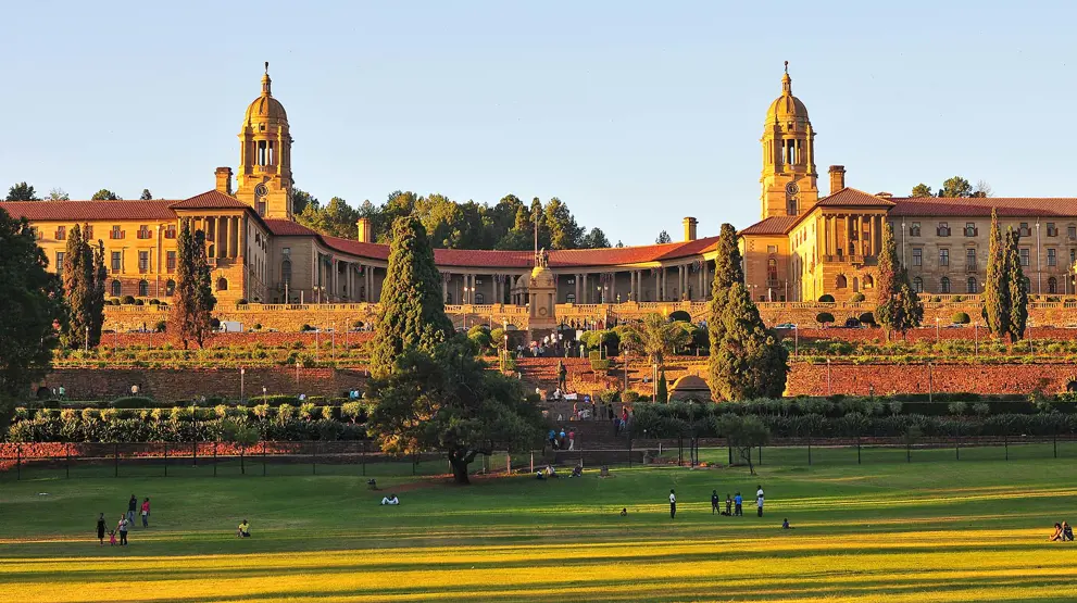 Union Building i Sydafrikas hovedstad Pretoria.
